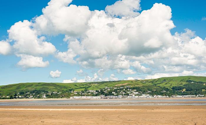 View across the estuary to Aberdyfi